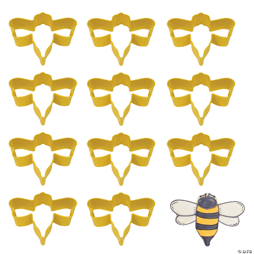 R&amp;M Bumble Bee 3" Cookie Cutter Yellow Image