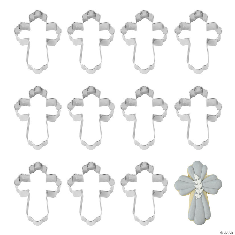 R&amp;M Elegant Cross 3.5" Cookie Cutter Image