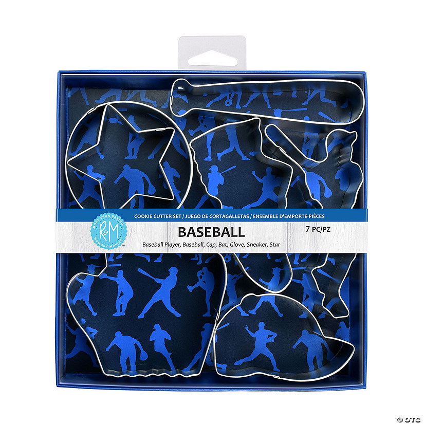 R&amp;M International Baseball 7 Pc Cookie Cutter Set Image