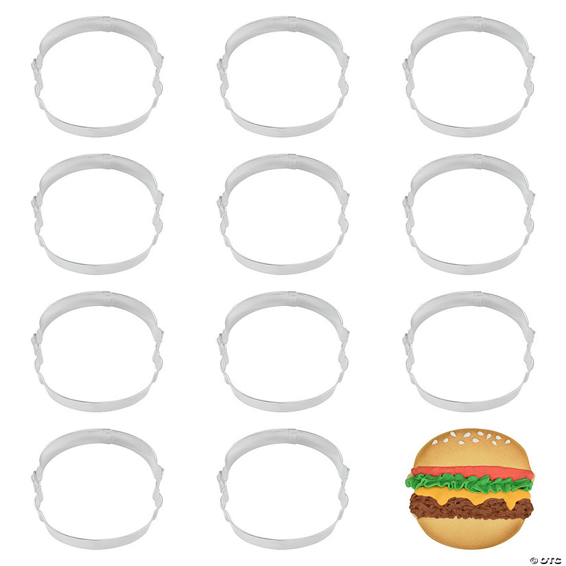 R&amp;M International HAMBURGER 3.5" COOKIE CUTTER Image