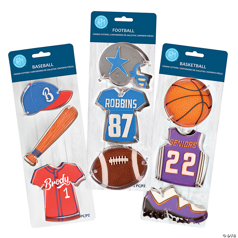 R&M International Sports Cookie Cutter Sets Image