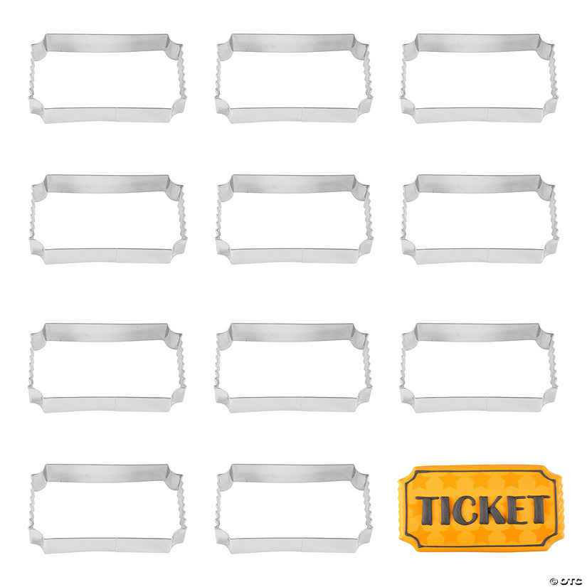 R&amp;M International TICKET 3.75" COOKIE CUTTER Image