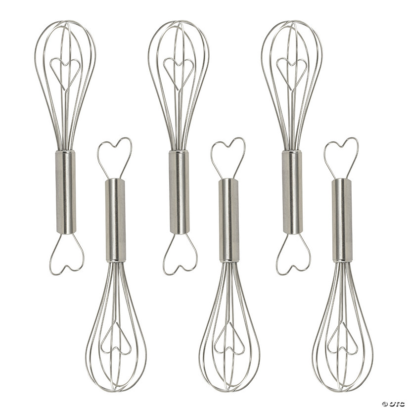 R&M International Whisk With Heart Pack Of 6 Image
