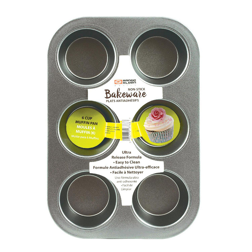 Range Kleen Muffin Pan Non-stick 6 Cup Image