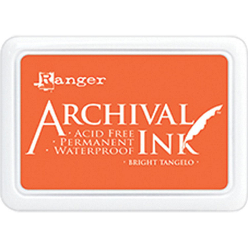 Ranger Archival Ink Pad #0-Bright Tangelo Image
