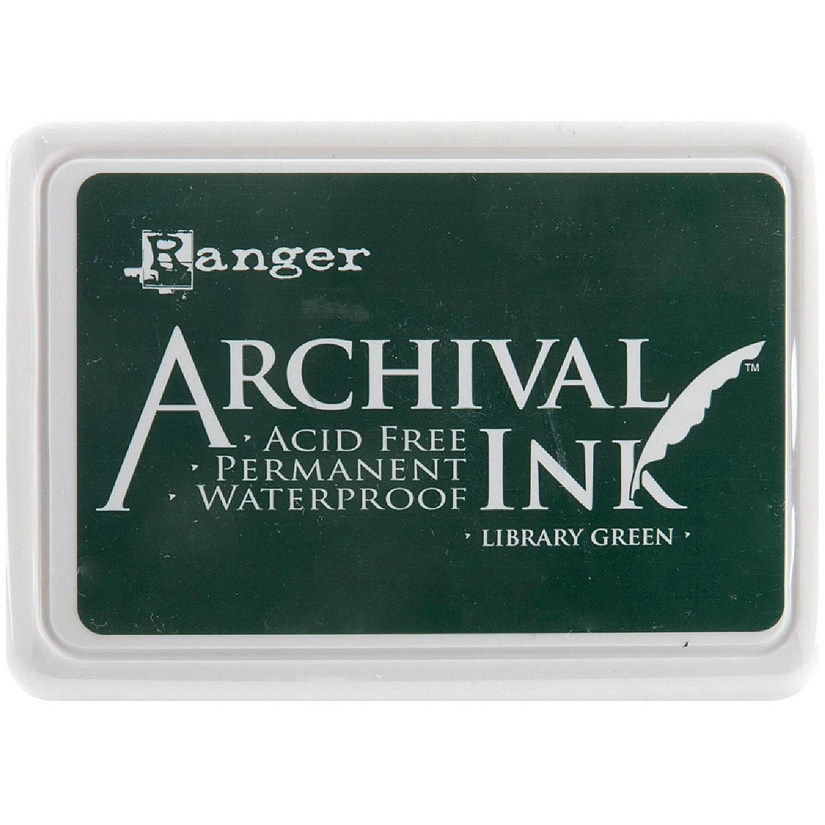 Ranger Archival Ink Pad #0-Library Green Image