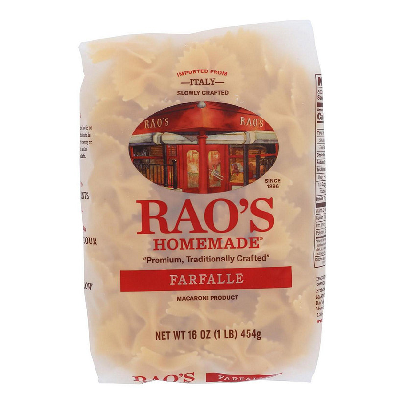 Rao's - Pasta Farfalle - Case of 6-16 OZ Image