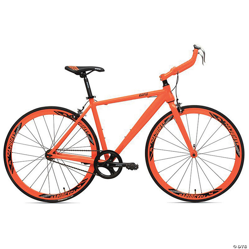 Rapid Cycle Evolve Bullhorn Road Bike 19": Orange Image