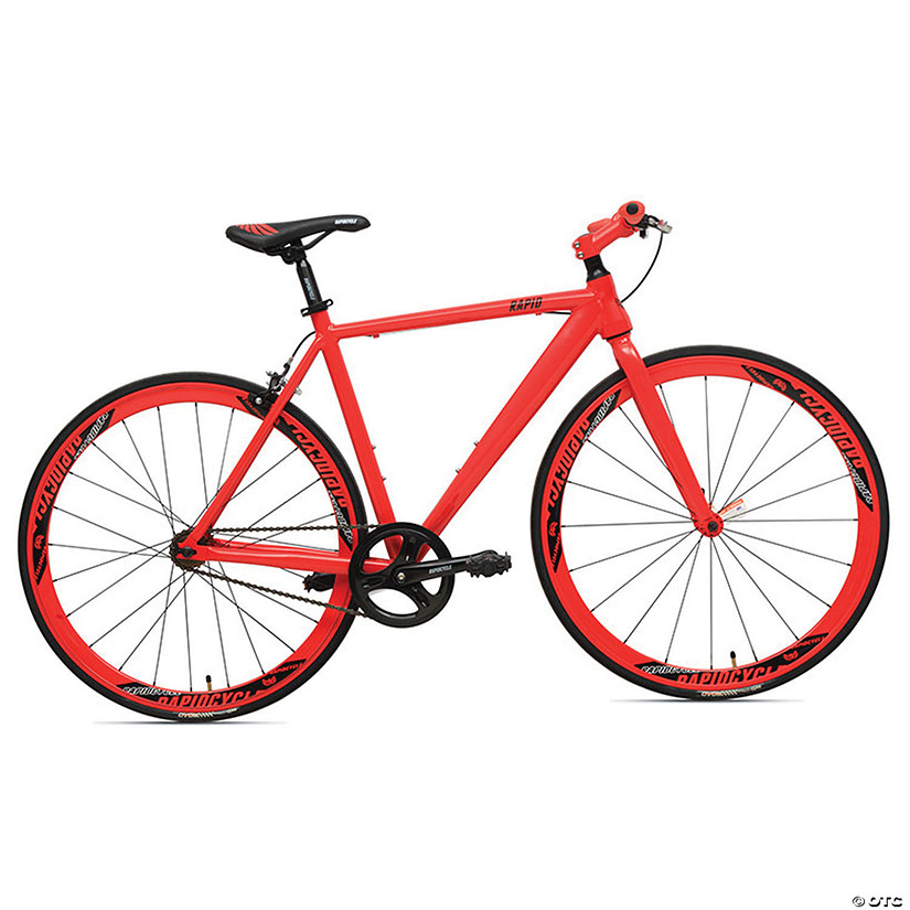 Rapid Cycle Evolve Bullhorn Road Bike 19": Red Image