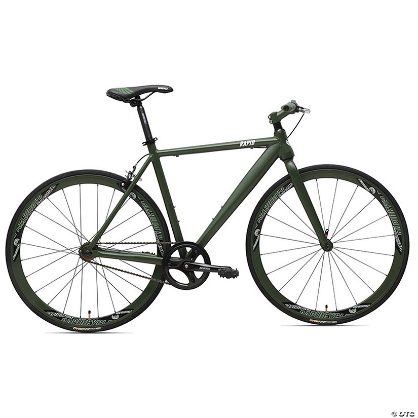 Rapid Cycle Evolve Flatbar Road Bike 19": Green Image