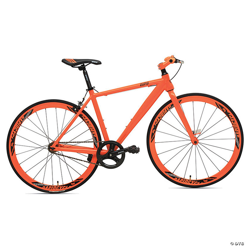Rapid Cycle Evolve Flatbar Road Bike 19": Orange Image