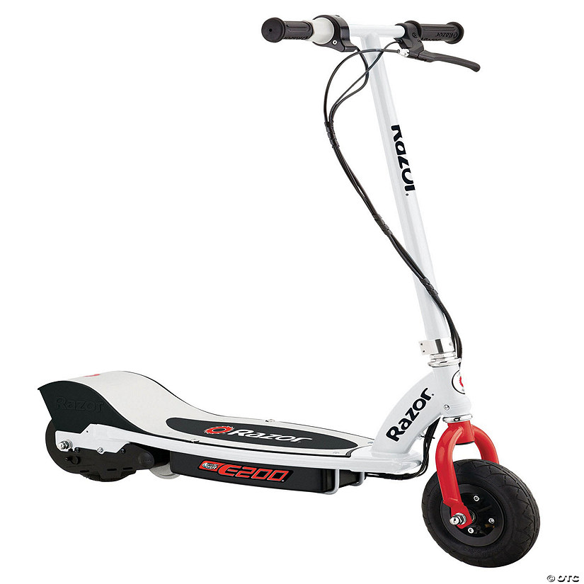 RAZOR E200 ELECTRIC SCOOTER WH/RD (REFRESH) Image