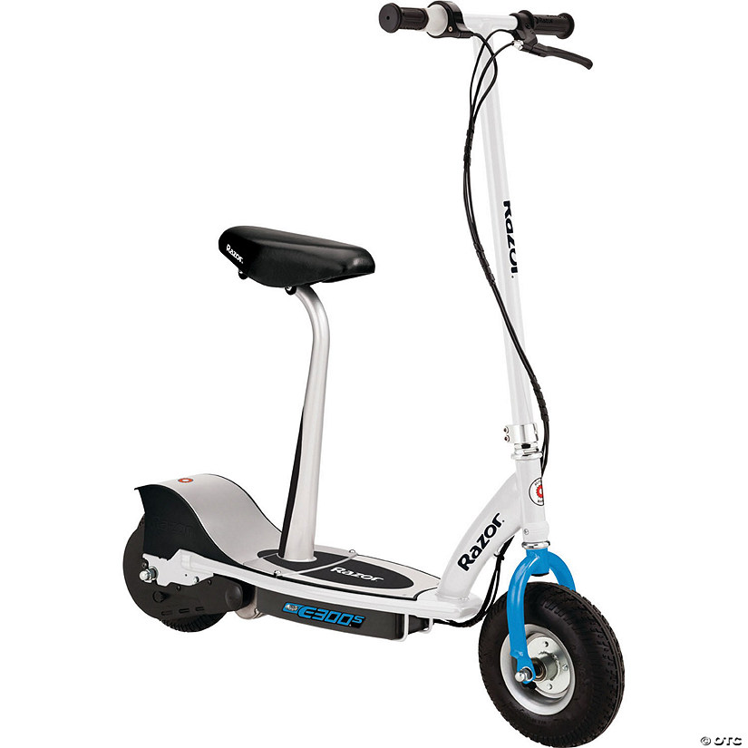 Razor E300S Electric Seated ScooterWht/Blue