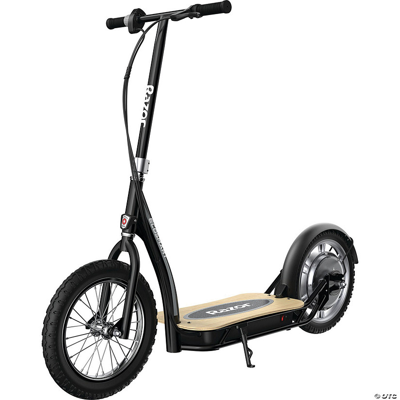 Razor EcoSmart SUP Electric Scooter &#8211; 16" Air-Filled Tires, Wide Bamboo Deck, 350w HighTorque Hub-Driven Motor, Black Image