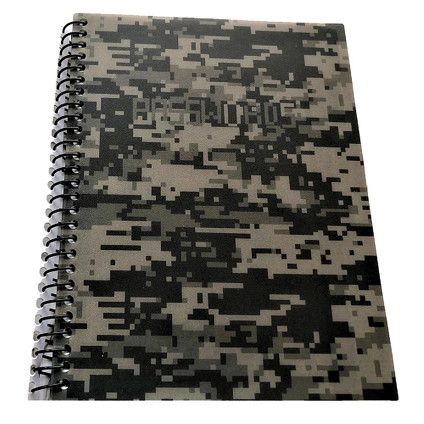 RE-FOCUS THE CREATIVE OFFICE, Small/Mini Password Book, Alphabetical Tabs, Spiral Binding / Green Camo Image