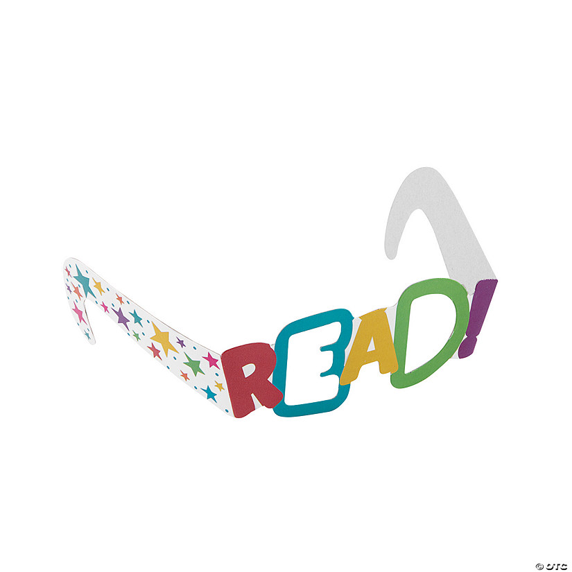 Read Cardstock Glasses - 12 Pc. Image
