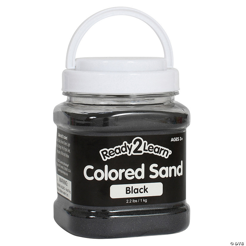 READY 2 LEARN Colored Sand - Black - 2.2 Pounds Image