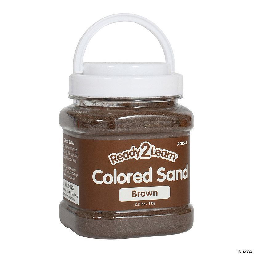READY 2 LEARN Colored Sand - Brown - 2.2 lbs Image