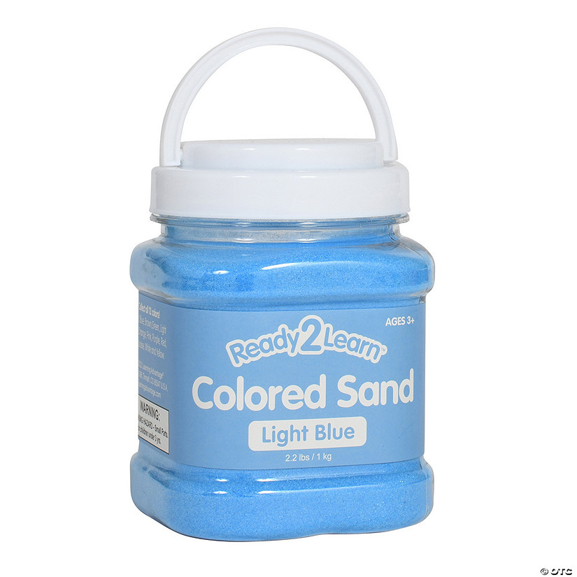 READY 2 LEARN Colored Sand - Light Blue - 2.2 Pounds Image