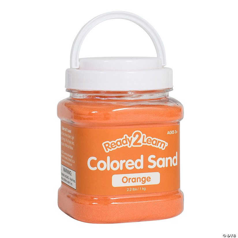 READY 2 LEARN Colored Sand - Orange - 2.2 Pounds Image