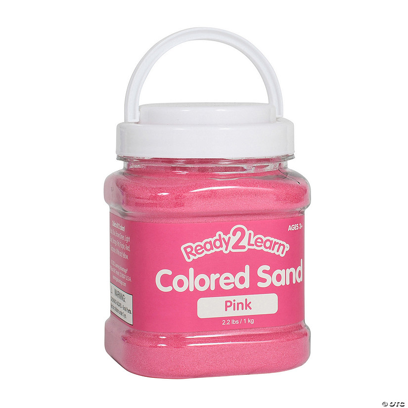 READY 2 LEARN Colored Sand - Pink - 2.2 Pounds Image