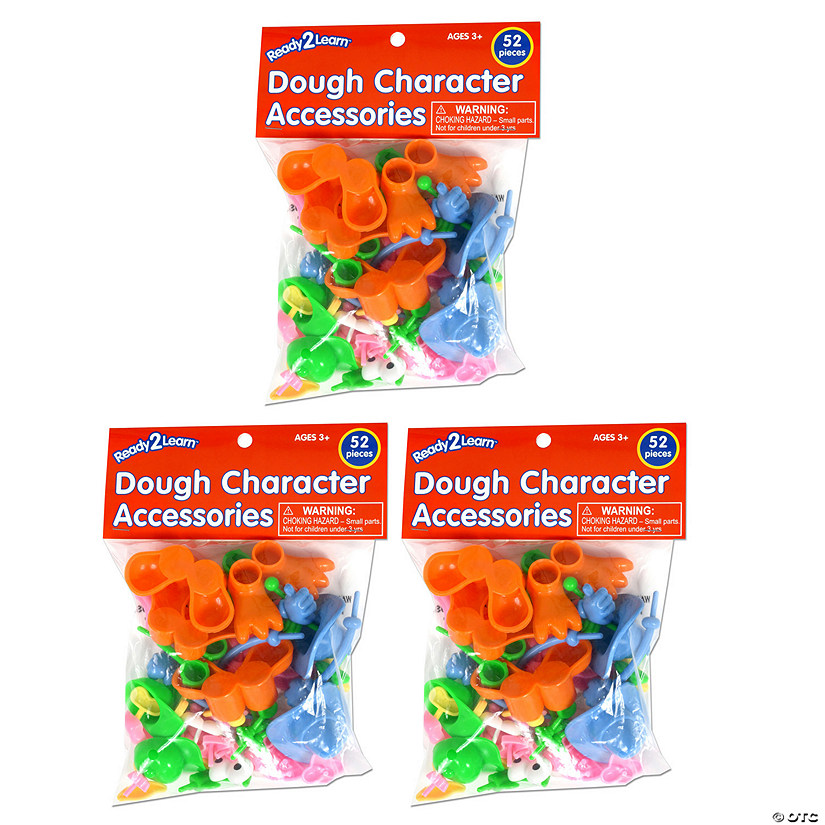READY 2 LEARN Dough Character Accessories, 52 Per Set, 3 Sets Image