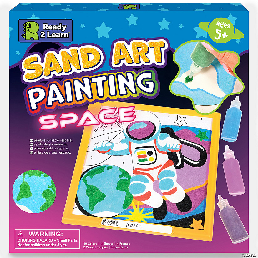 READY 2 LEARN Sand Art Painting, Space Image
