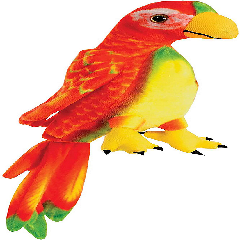 Real Planet Parrot Red 12 Inch Realistic Soft Plush Image
