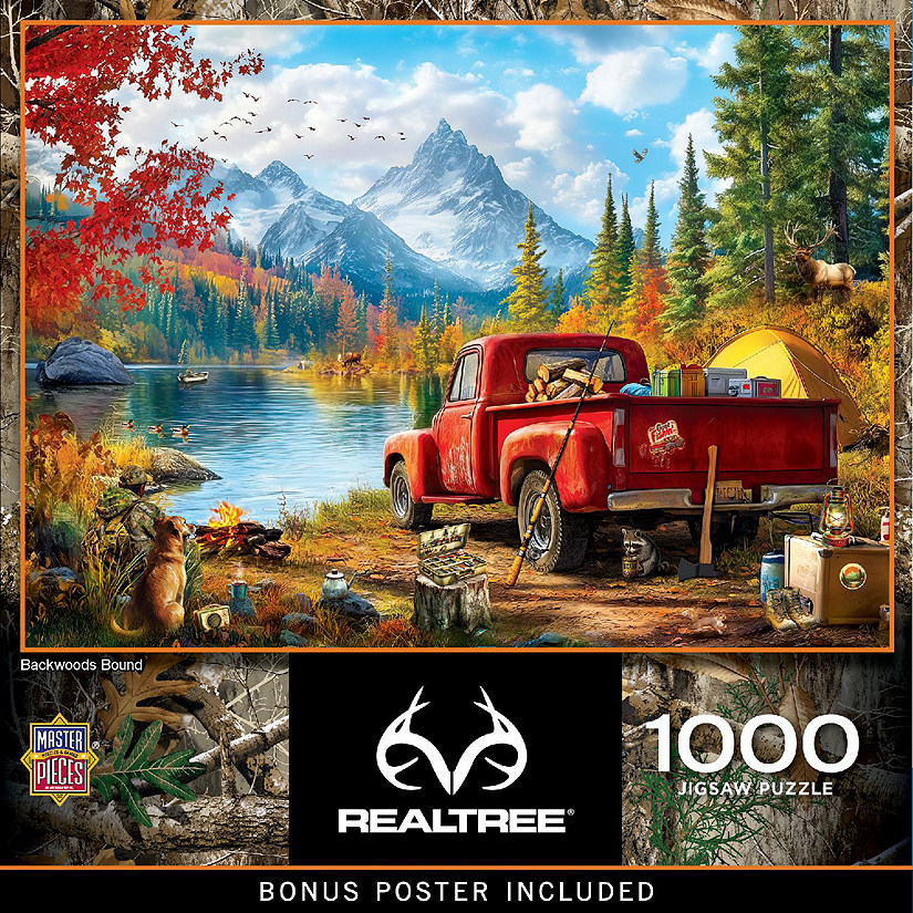 Realtree - Backwoods Bound 1000 Piece Jigsaw Puzzle Image