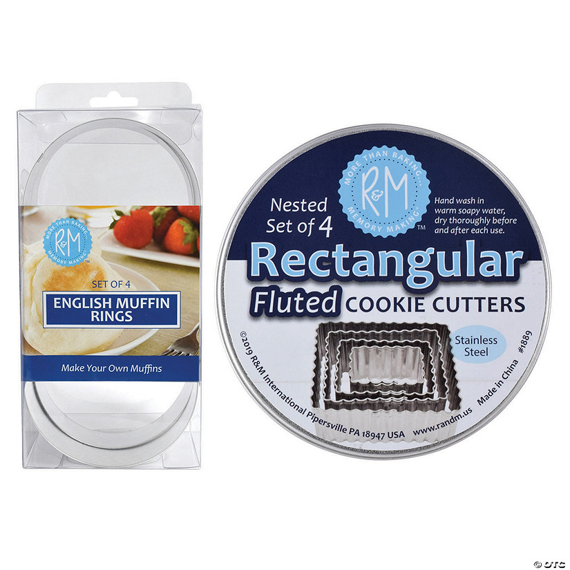 Rectangle Fluted and English Muffin 8 Piece Set Image