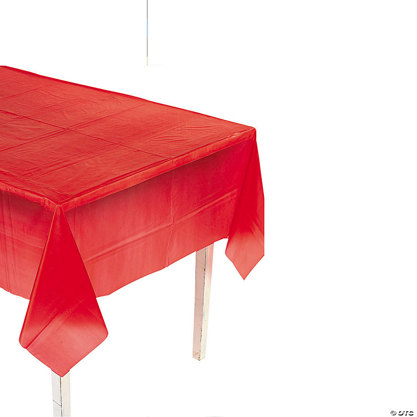 Rectangle Plastic Tablecloth Oriental Trading