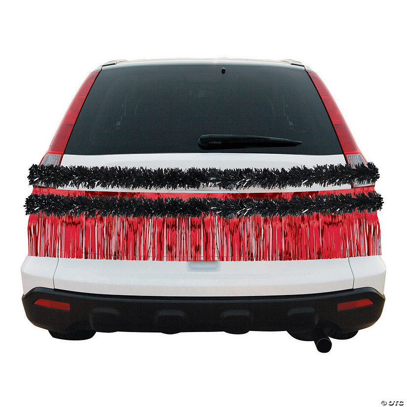 Red & Black Car Parade Decorating Kit - 5 Pc. Image