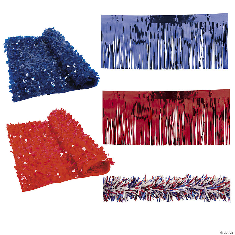 Red and Blue Event or Classroom Decorating Kit - 6 Pc. Image