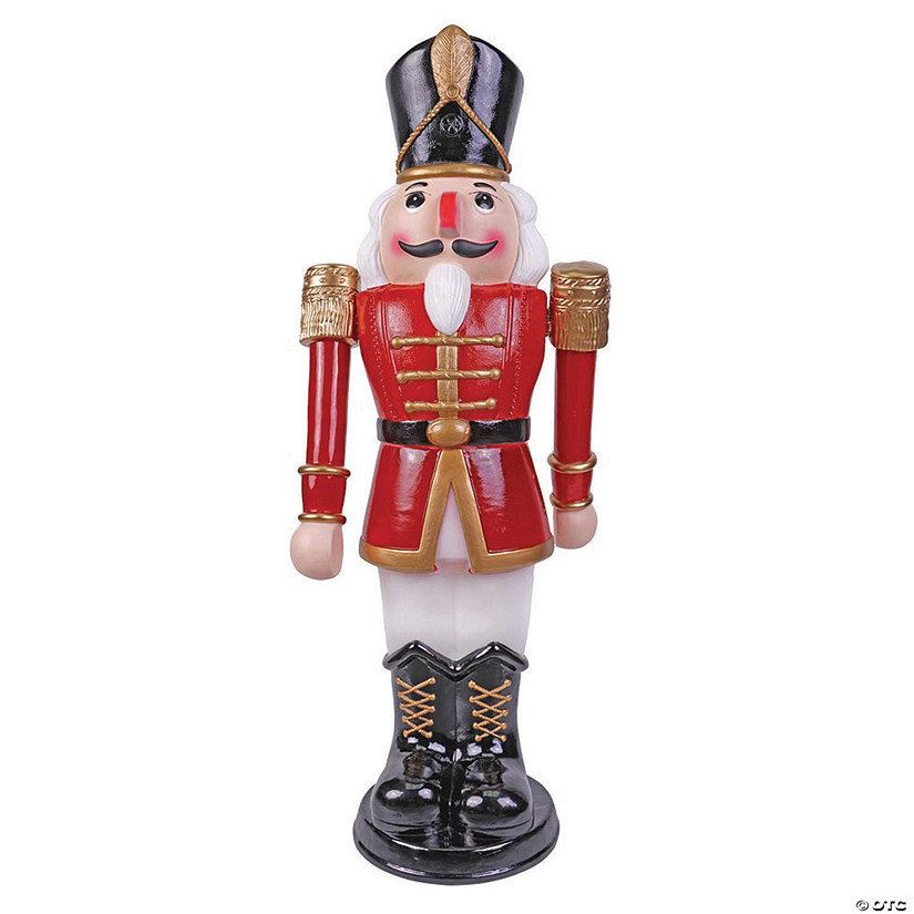 Red &amp; Blue Nutcracker with Moving Arms - Less Than Perfect Image
