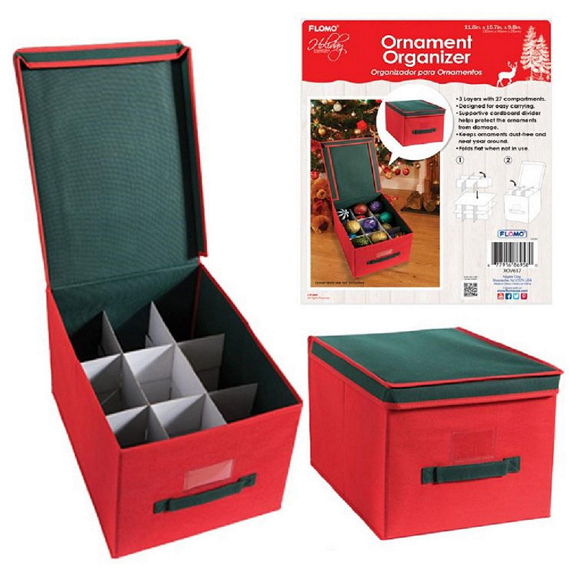 Christmas Ornament Storage Organizer