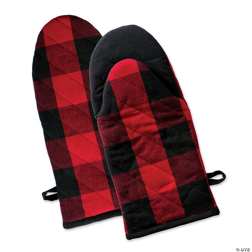 Red Buffalo Check Oven Mitt (Set Of 2) Image