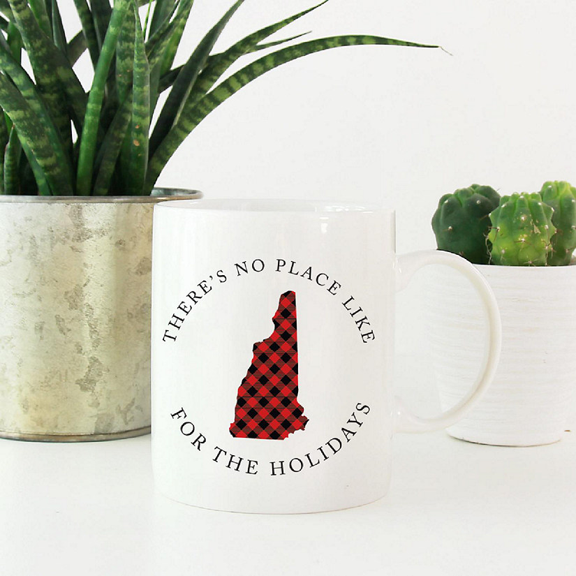 Red Buffalo Plaid New Hamp. Ceramic Mug Image