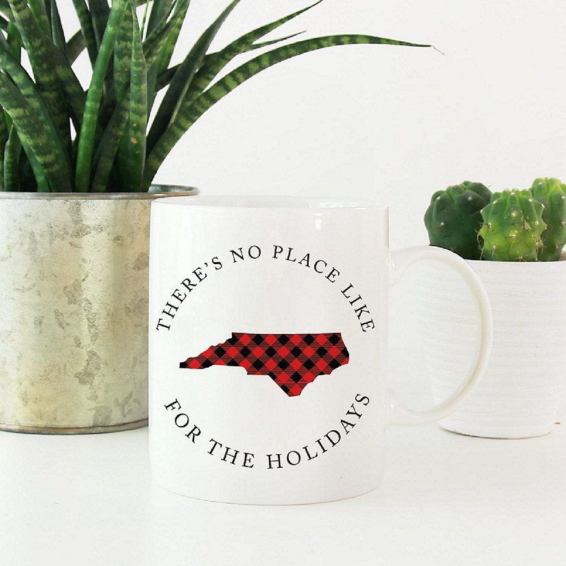 Red Buffalo Plaid North Car. Ceramic Mug Image