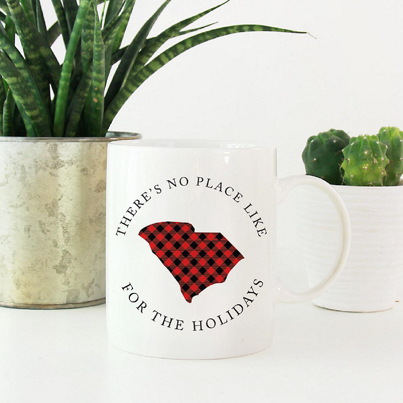 Red Buffalo Plaid South Car. Ceramic Mug Image