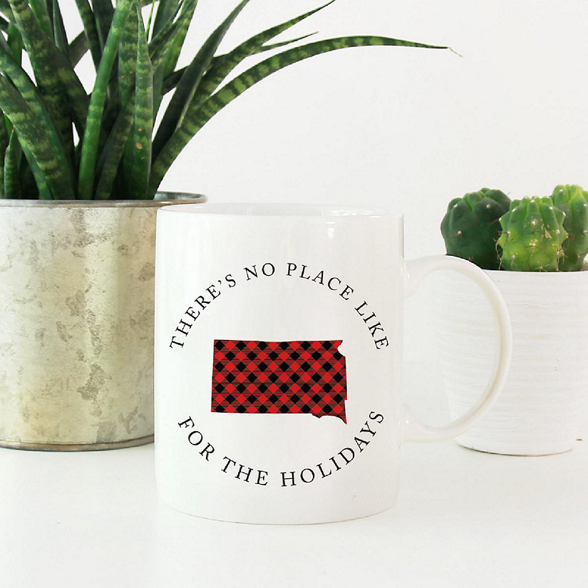 Red Buffalo Plaid South Dak. Ceramic Mug Image
