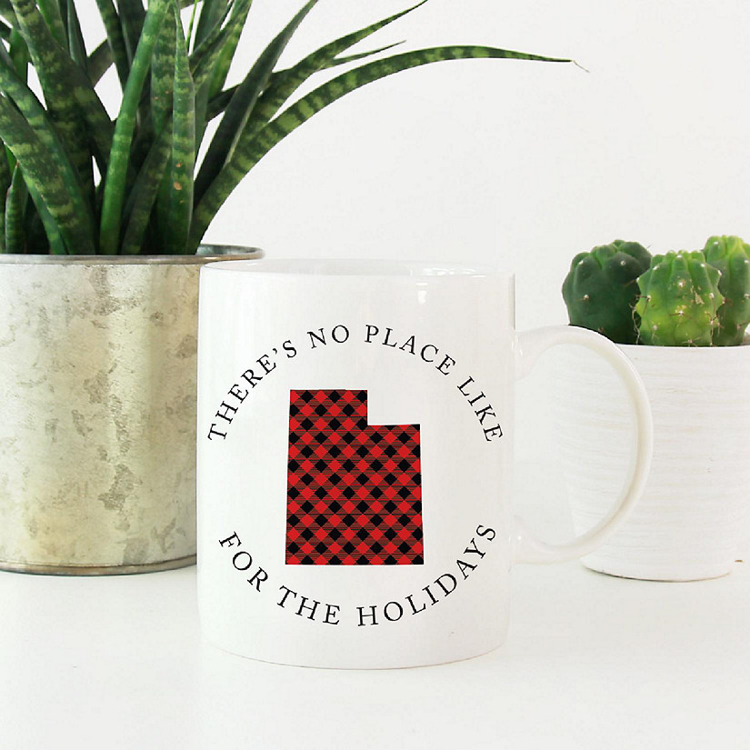 Red Buffalo Plaid Virginia Ceramic Mug Image