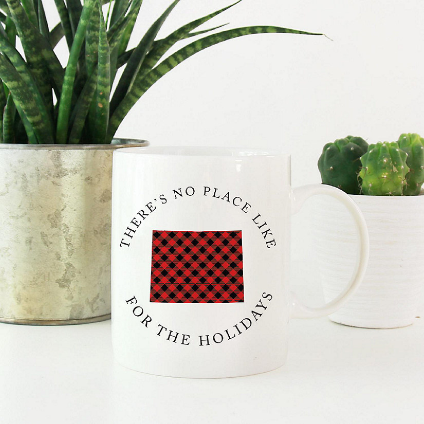 Red Buffalo Plaid Wyoming Ceramic Mug Image