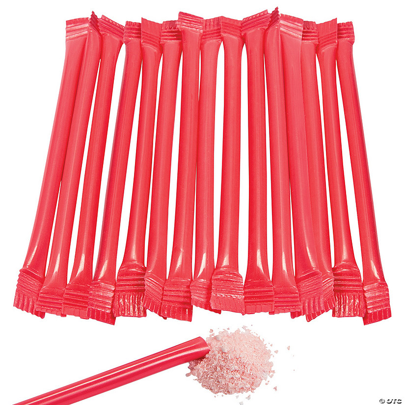 Red Candy-Filled Straws - 240 Pc. Image
