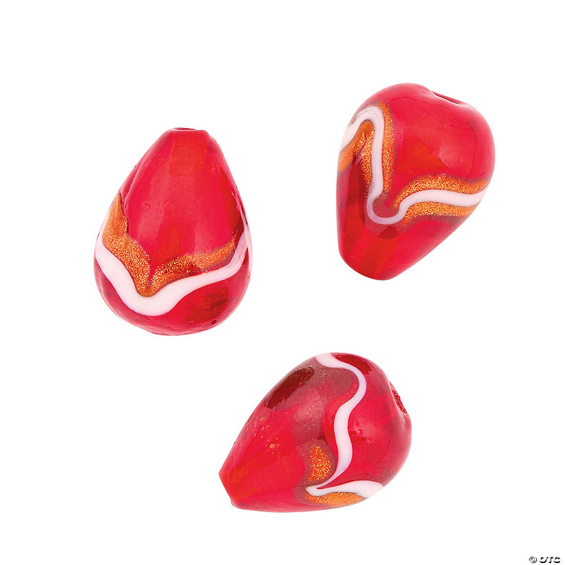 Red ConeShaped Beads Discontinued