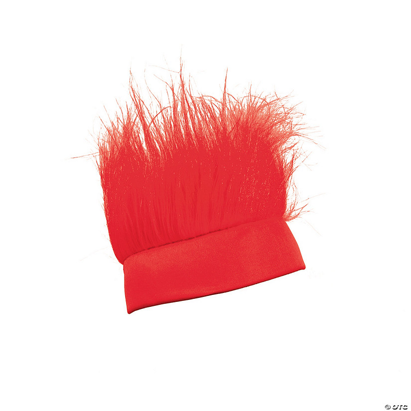 Red Crazy Hair Headband Image