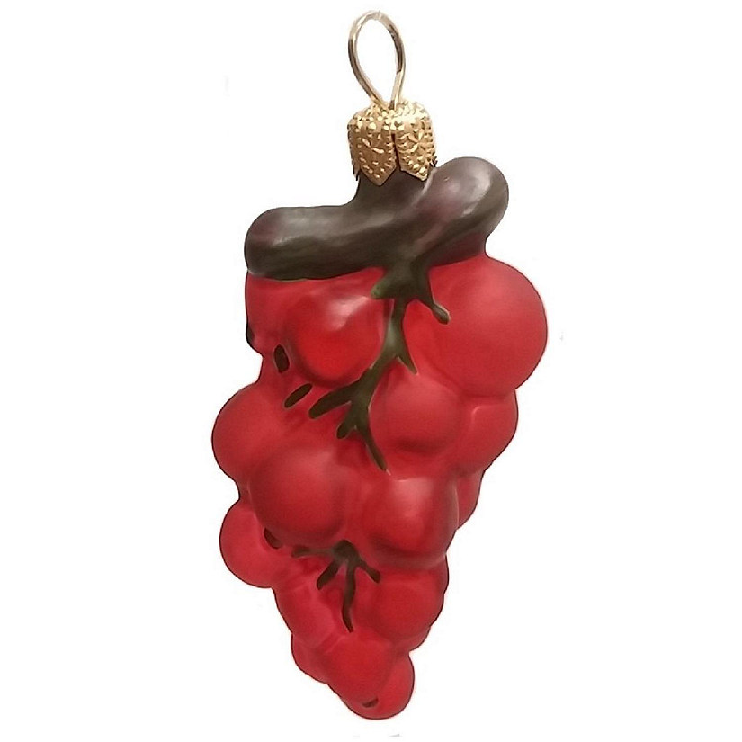 Red Currant Fruit Polish Blown Glass Christmas Ornament Holiday Decorations Image