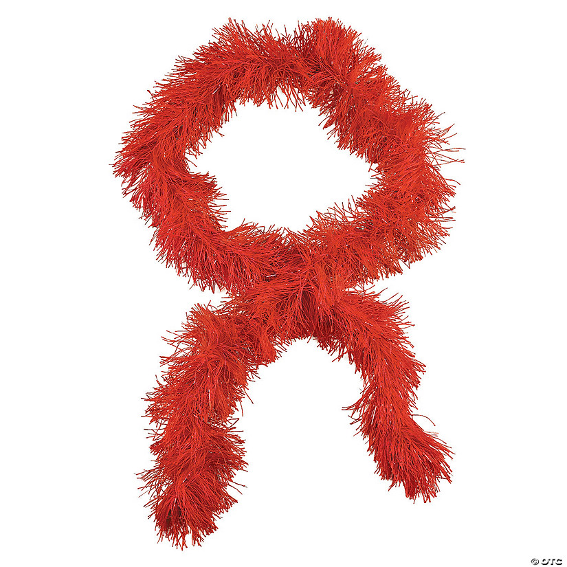 Red Fringe Boas- 12 Pc. Image