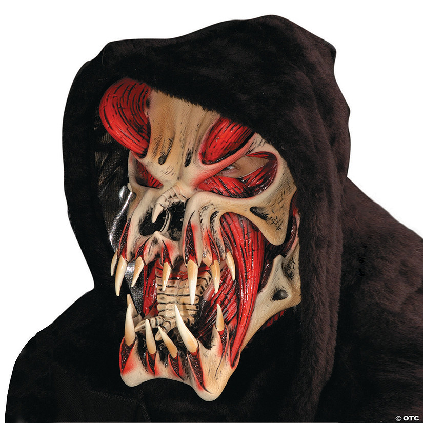 Red Halloween Predator Mask Image