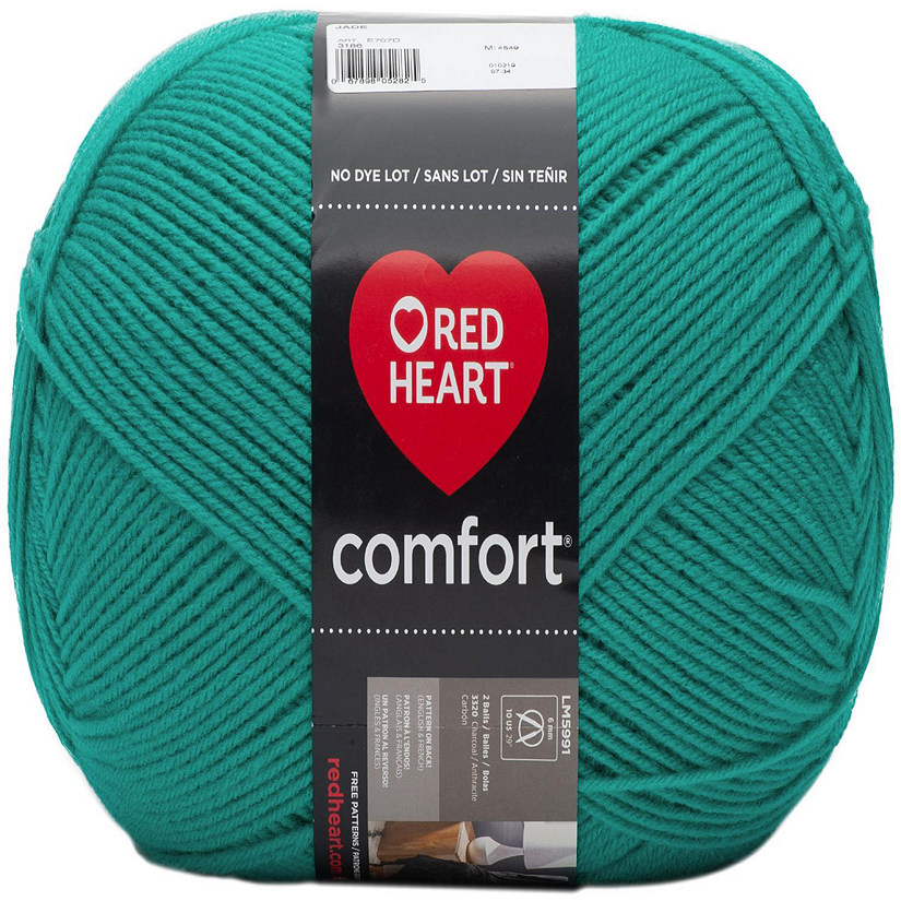 Red Heart Comfort Yarn-Jade Image