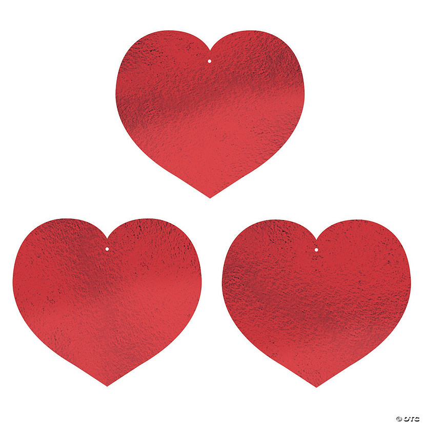 Red Heart Decorations | Oriental Trading